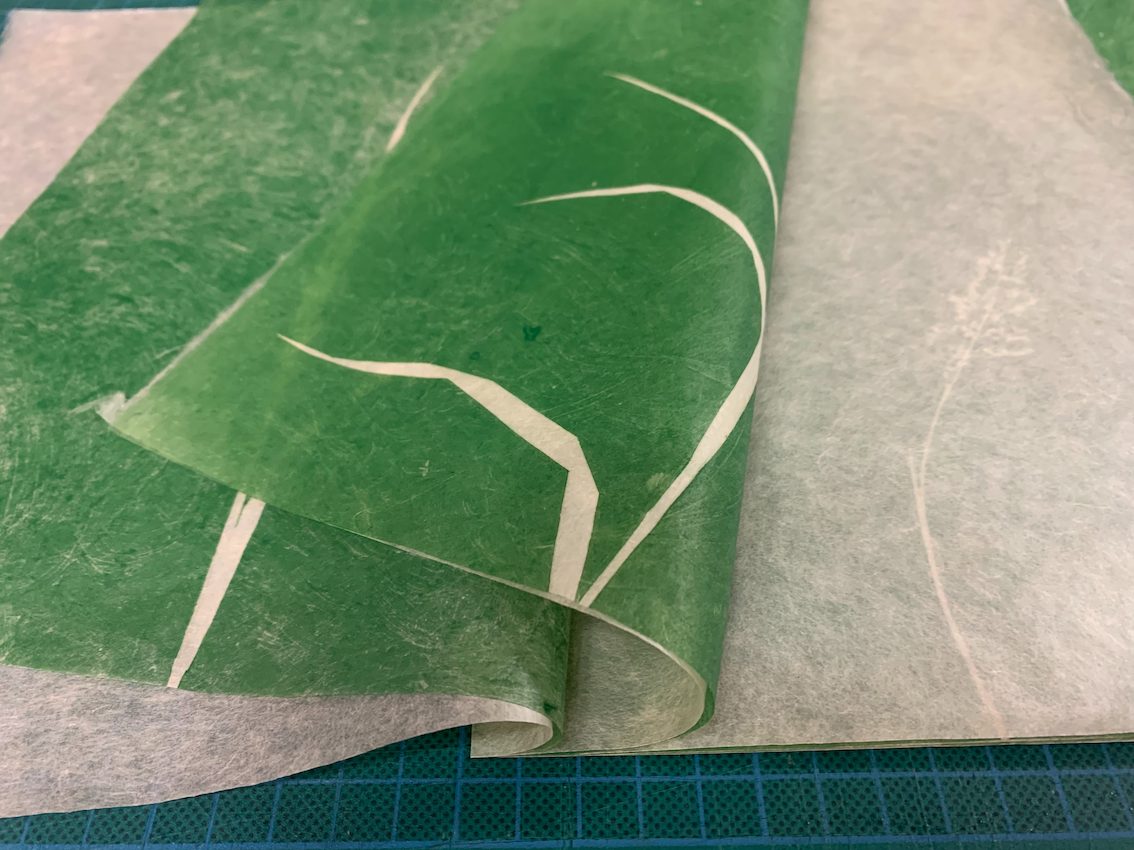 Leaves of Grass, fabrication à l'atelier, vue 2
