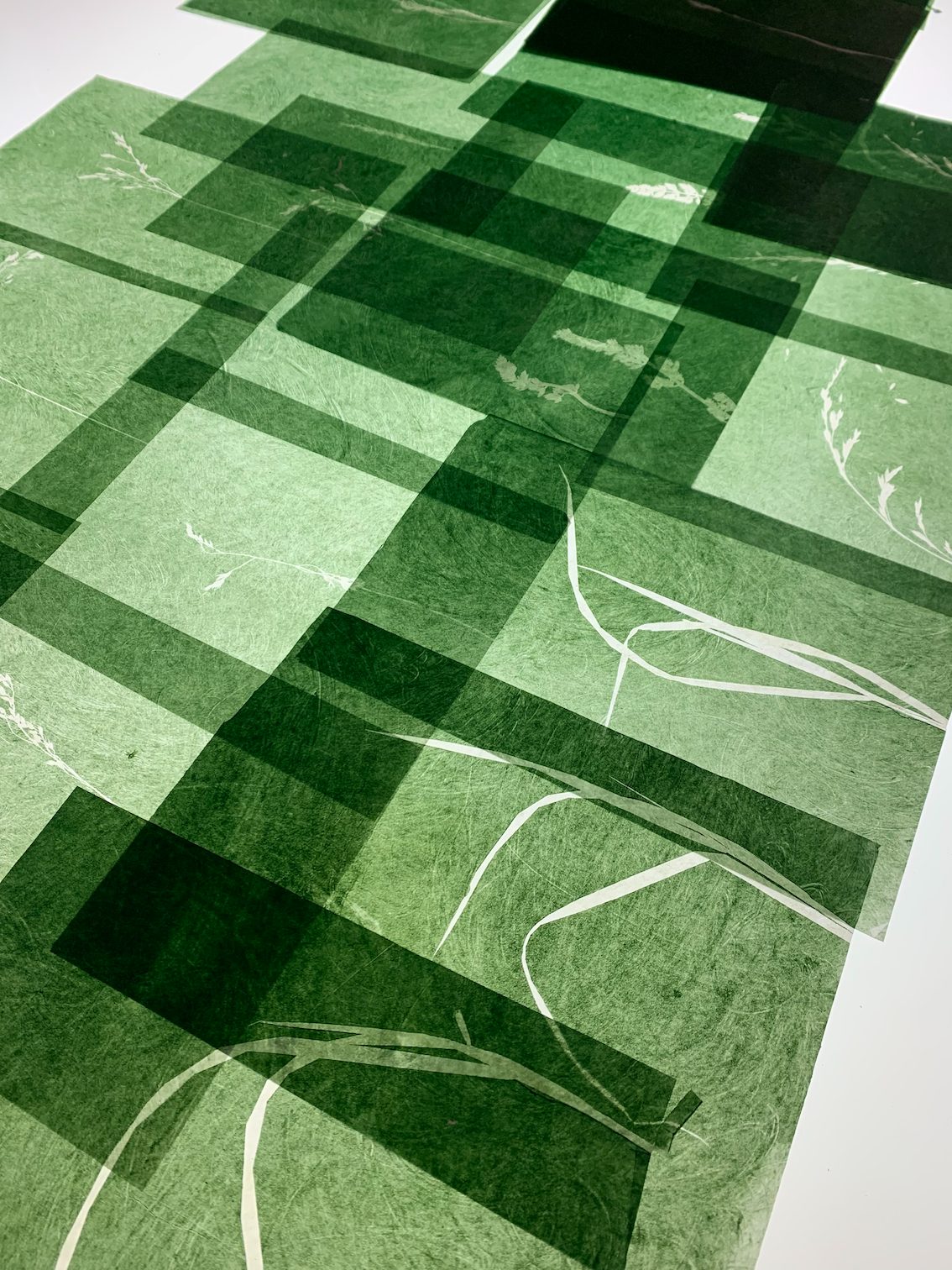 Leaves of Grass, fabrication à l'atelier, vue 4